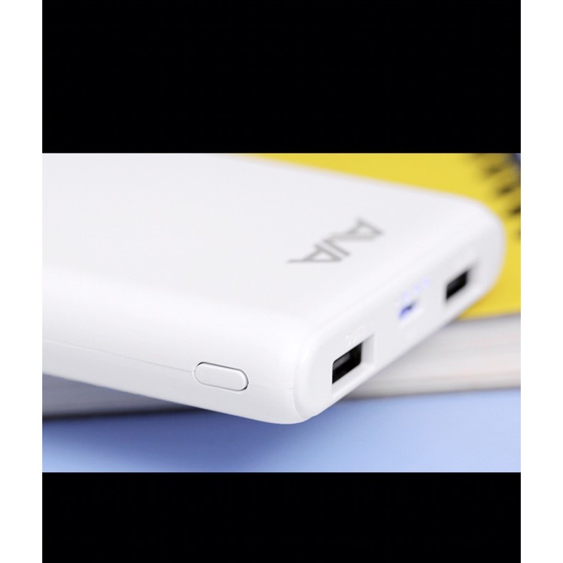 [[[Pin sạc dự phòng Polymer 10.000mAh AVA PJ JP196 Đen