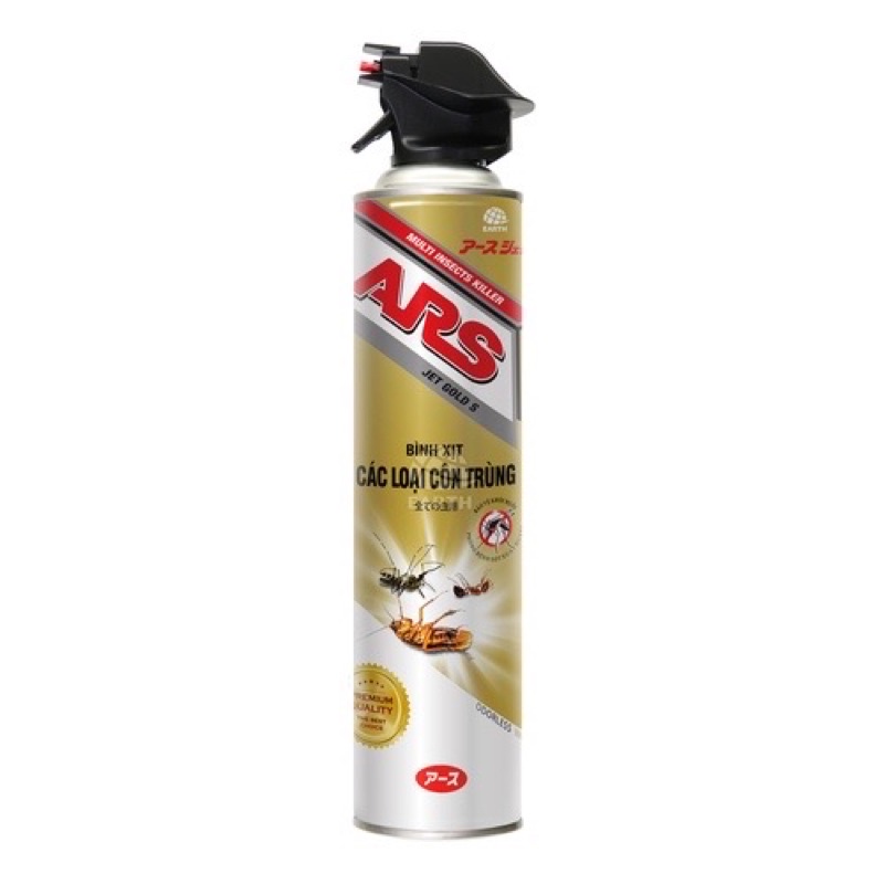 Bình Xịt Các Loại Côn Trùng Ars Jet Gold S 600Ml (Không Mùi)