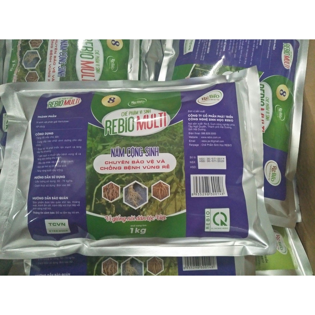 Nấm rễ Mycorrhiza - chuyên bổ sung nấm cộng sinh vùng rễ cho cây- MUNTIL 8 (1kg)