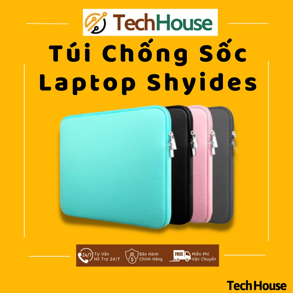 Túi Chống Sốc Laptop Shyides Hàng Cao Cấp Lót Nhung Mềm 11, 12, 13.3, 14 thumbnail