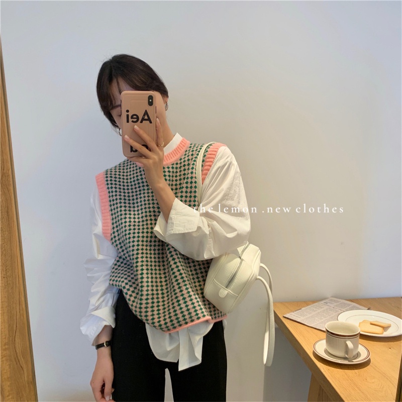 Áo Len Nữ Cộc Tay Thời Trang Hàn Quốc Cá Tính | BigBuy360 - bigbuy360.vn