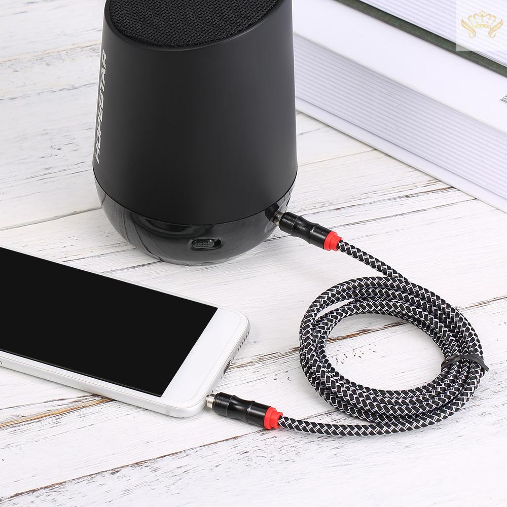 Dây Cáp Âm Thanh Nối Dài 2M Giắc Cắm 3.5mm Sang AUX 3.5 mm Cho Điện Thoại / Máy Tính