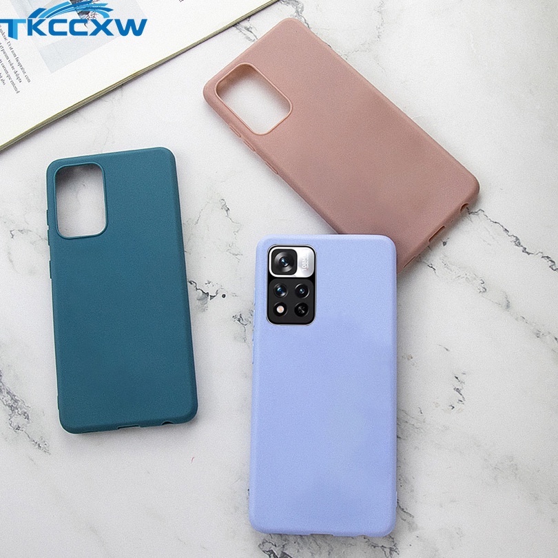 Ốp Điện Thoại TPU Mềm Siêu Mỏng Màu Kẹo Sang Trọng Cho Xiaomi Mi 12X 11T 12 Pro Redmi K50 Pro
