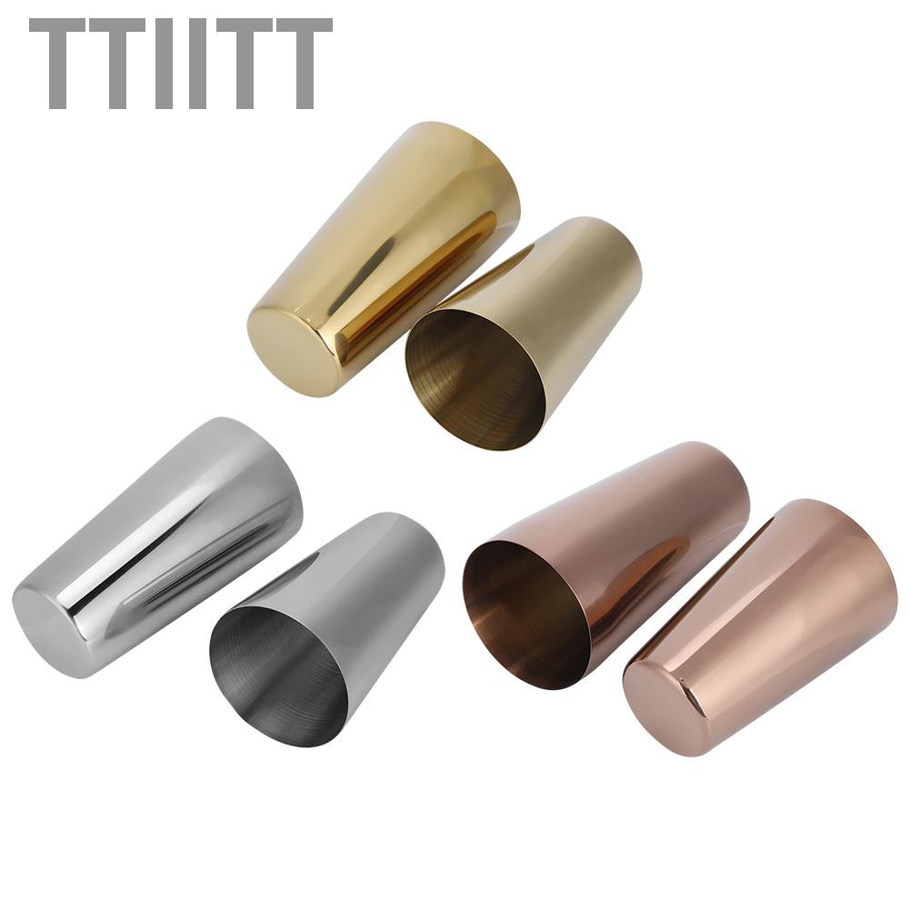 Ttiitt 304 Stainless Steel Cocktail Shaker Bottle Set Bartender Bar Accessory Barware Tools