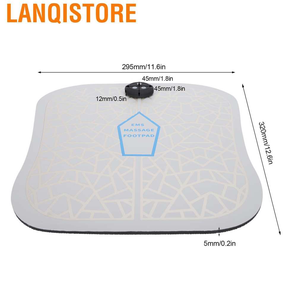 (Hàng Mới Về) Đệm Mát Xa Chân Bằng Điện Ems Kích Thích Cơ Bắp Có Thể Sạc Lại | BigBuy360 - bigbuy360.vn