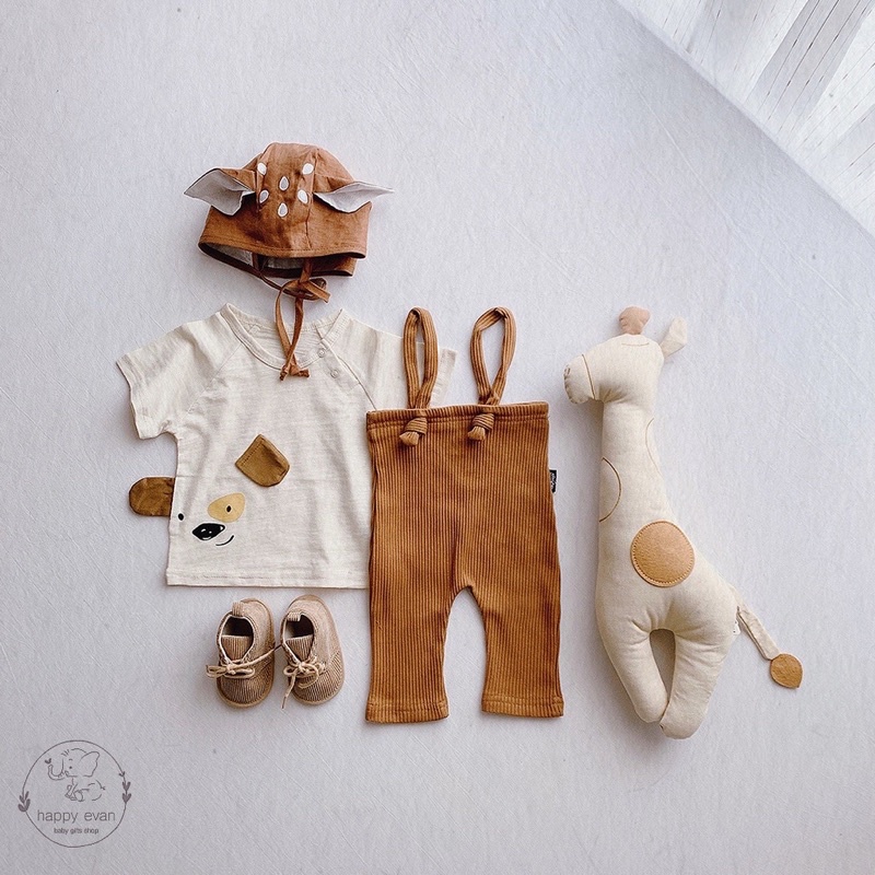 🅷.🄴🅅🄰🄽 [Auth Tiny People] Nón vải linen cao cấp lót vải cotton mềm thoáng khí, vừa vặn nhẹ nhàng ôm trọn đầu bé..