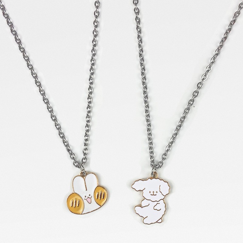 vòng cổ Mặt Hình Thỏ Dễ Thương Phong Cách Hàn Quốc Cho Bạn Gái
