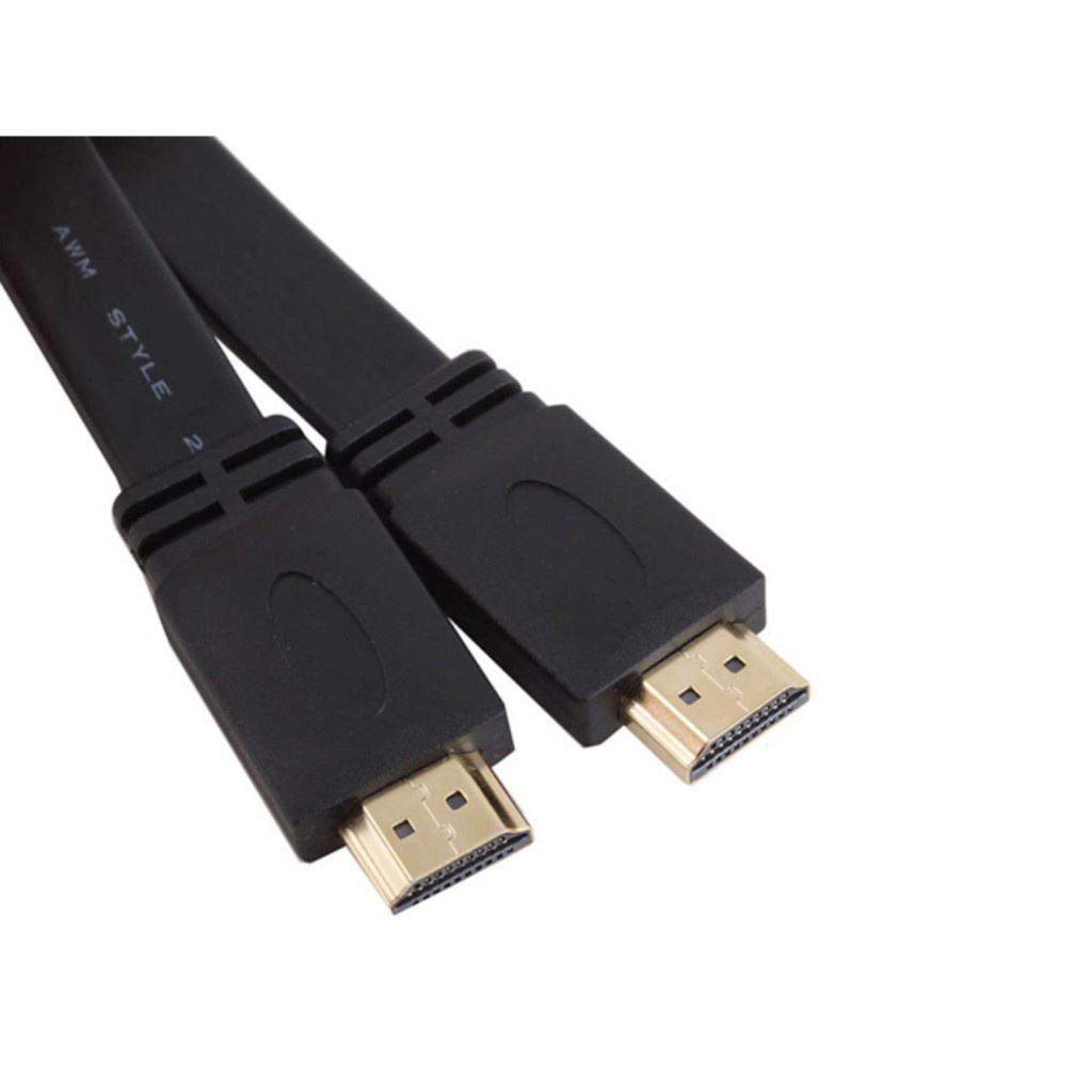 Dây HDMI chuẩn 1.4 full HD 1.5m 3m 5m 10m Dẹp và tròn dây cáp kết nối cổng HDMI 2 đầu tốt chất lượng cao