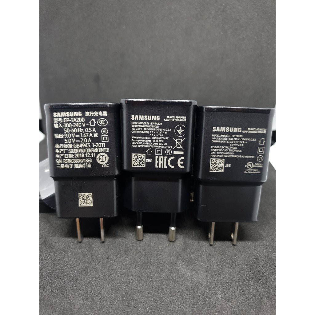 Củ Sạc Nhanh Samsung Zin S10 Đen