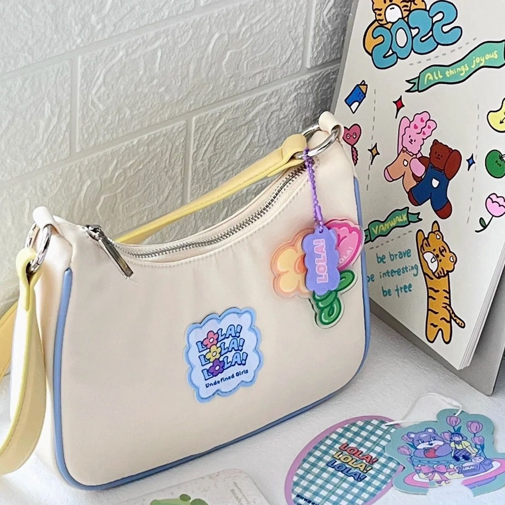 Túi Đeo Chéo Vai Bằng Nylon Thời Trang Mùa Hè Dễ Phối Đồ Dành Cho Nữ
