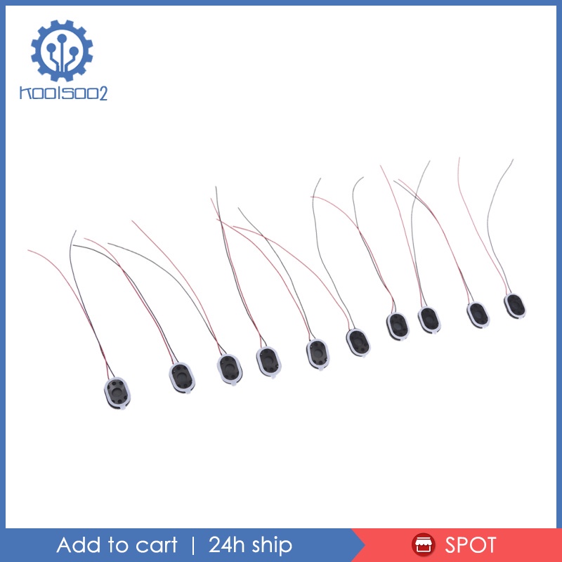 Set 10 Loa Âm Thanh Koolsoo2 1W 20x14mm 8ohm Cao Cấp