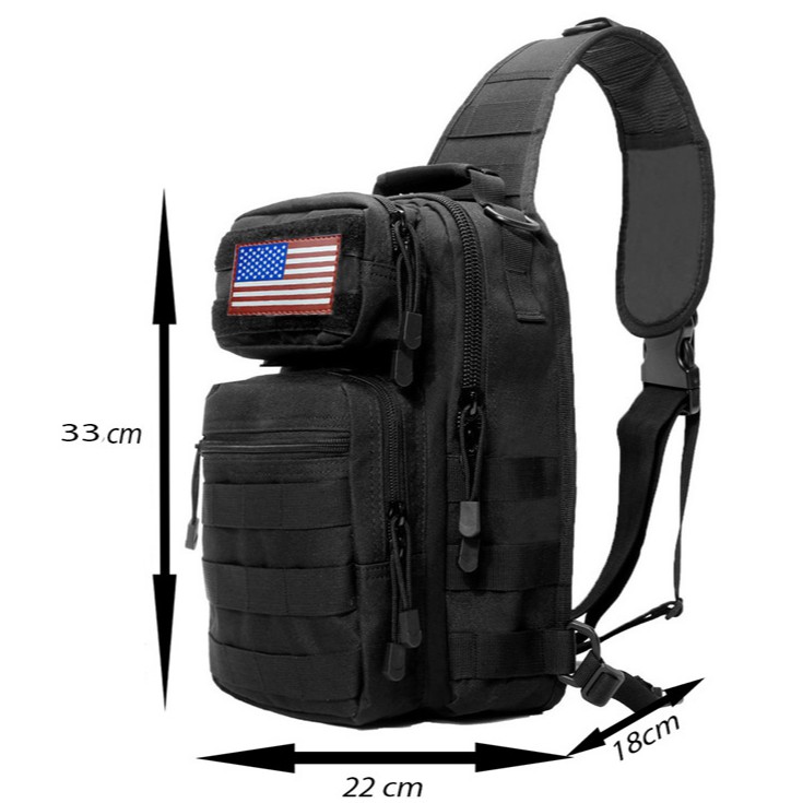 Túi đeo chéo Lính Cao cấp ( lá cờ mỹ ) - kèm hình thật cuối trang | BigBuy360 - bigbuy360.vn