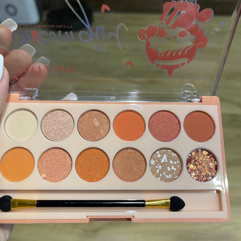 Phấn mắt 12 ô Any Lady Unicorn Girl tặng kèm cọ | BigBuy360 - bigbuy360.vn