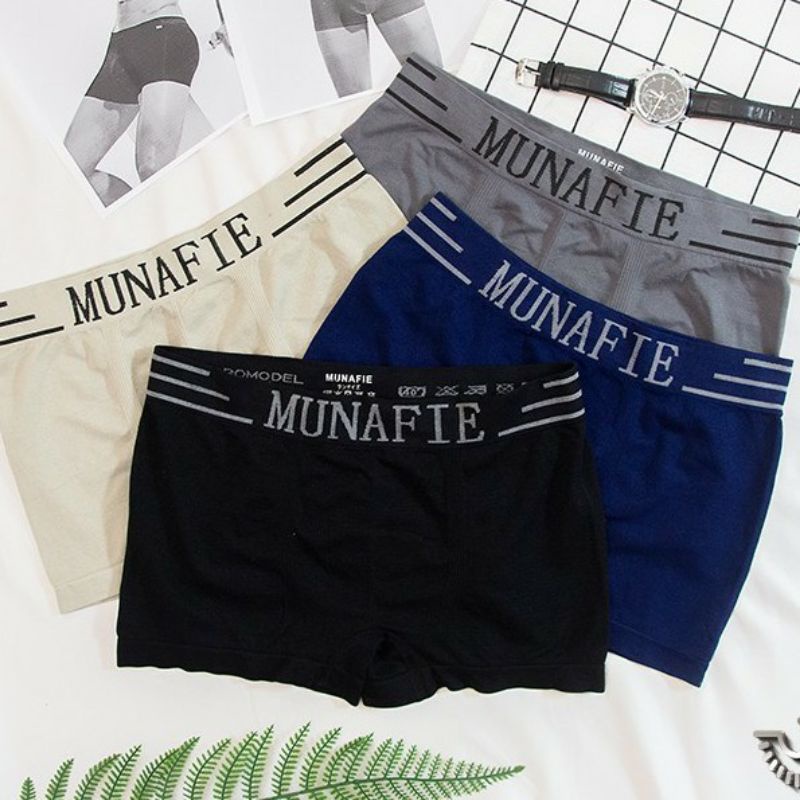 Quần Lót Nam❤FREESHIPXTRA❤ Sịp Nam Dáng Boxer, Vải Cotton Dệt Kim Không Đường May Co Giãn 4 Chiều NB17