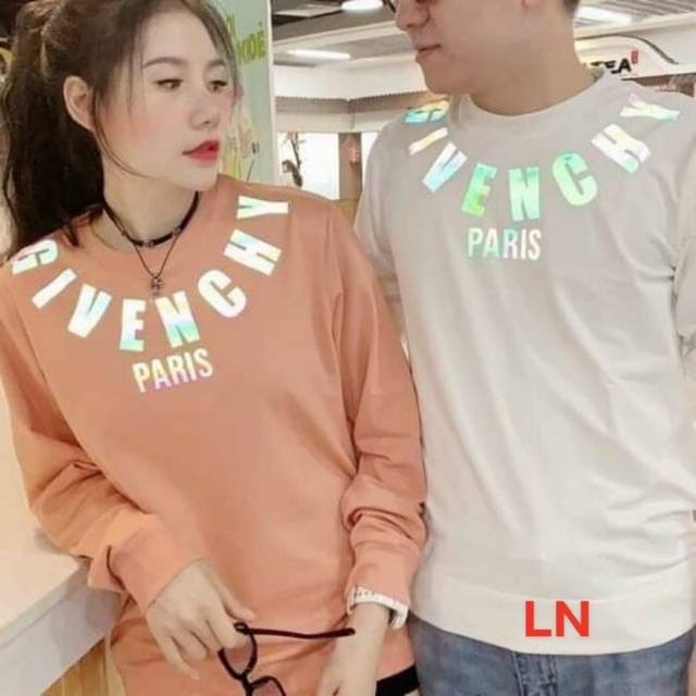 Áo Paris vòng cổ bo gấu phản quang 7 màu DAN886