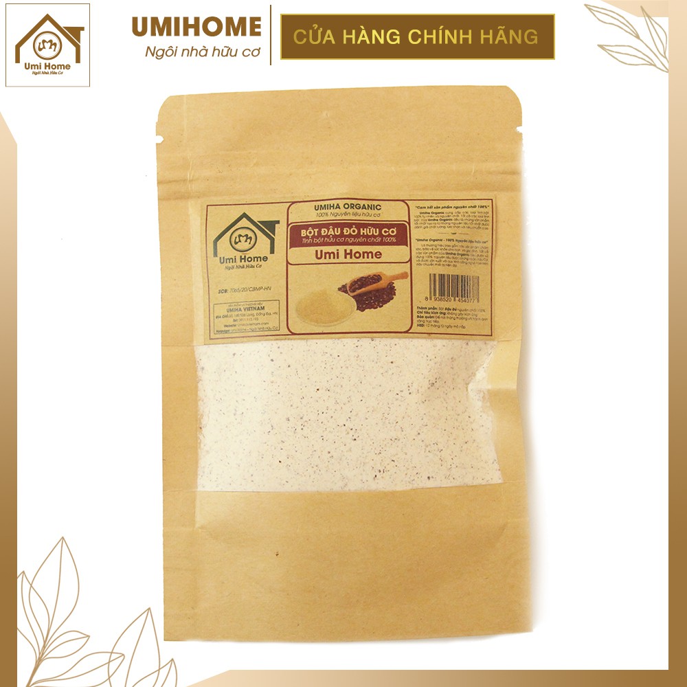 [Mã FMCGMALL -8% đơn 250K] Bột Đậu Đỏ hữu cơ UMIHOME nguyên chất | Red bean powder 100% Organic 40G | BigBuy360 - bigbuy360.vn