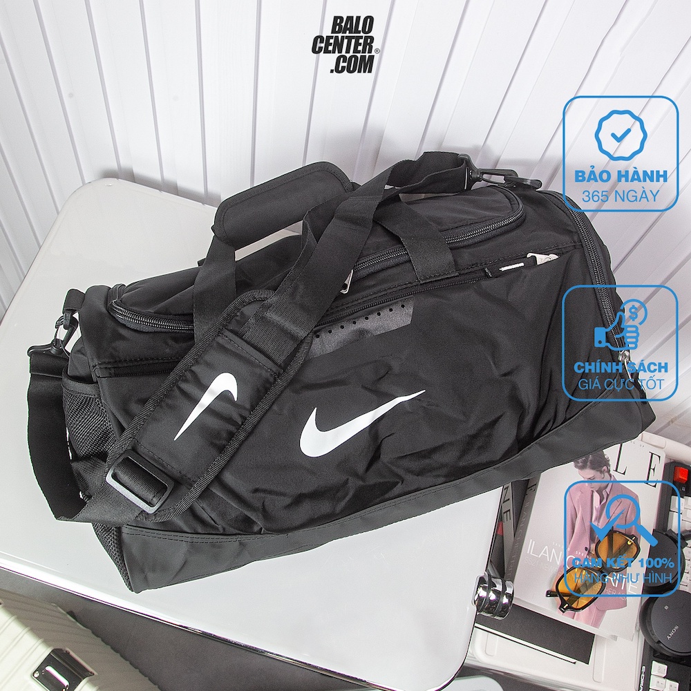 Túi trống thể thao nam nữ Nike Vapor Speed - Đựng đồ tập gym, quần áo du lịch, có ngăn để giày riêng, chống thấm tốt