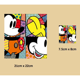 Miếng patch dán nhiệt trang trí quần áo truyền nhiệt offset Mickeys
