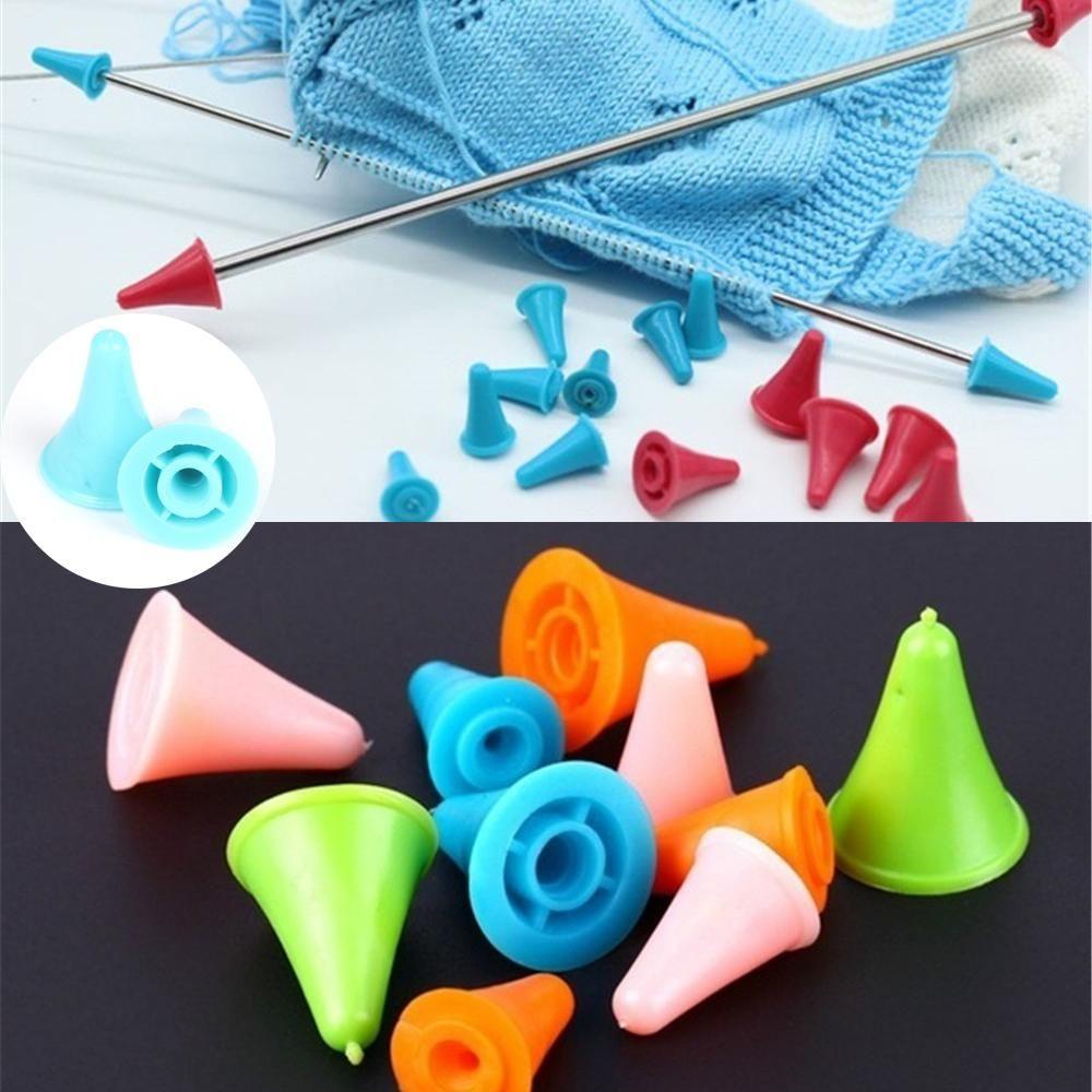 Set 10 / 30 Nút Chặn Chỉ Bằng Cao Su Nhiều Màu Sắc
