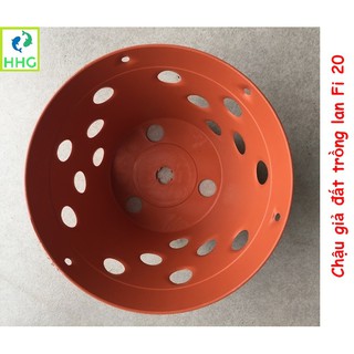 10 chậu giả đất trồng lan Fi 20 - đường kính 20cm