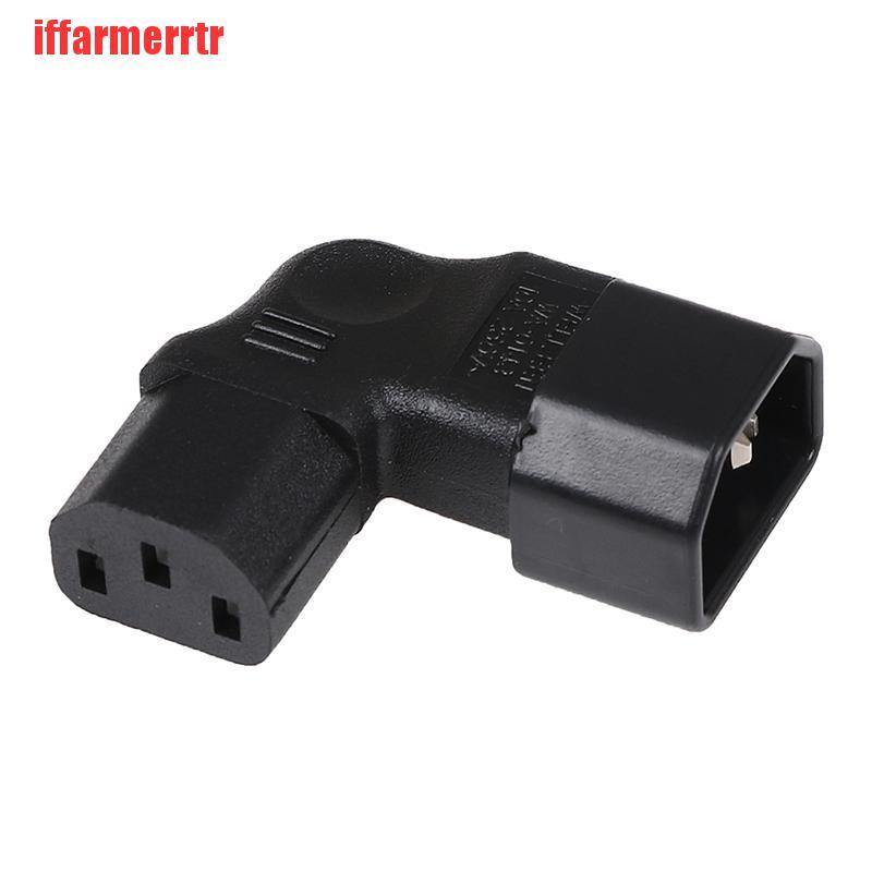 Bộ Chuyển Đổi Phích Cắm Iec 320 C14 Sang C13 Lcd Tv 90 Độ Gắn Tường Tiện Dụng | BigBuy360 - bigbuy360.vn