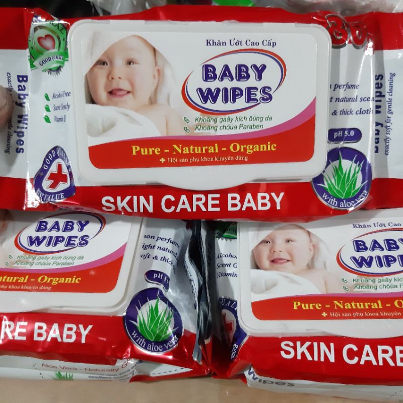 Combo 3 khăn ướt BABY WIPES