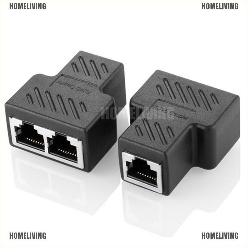 Đầu Chia Cáp Mạng LAN Ethernet 1 Sang 2 Cổng RJ45