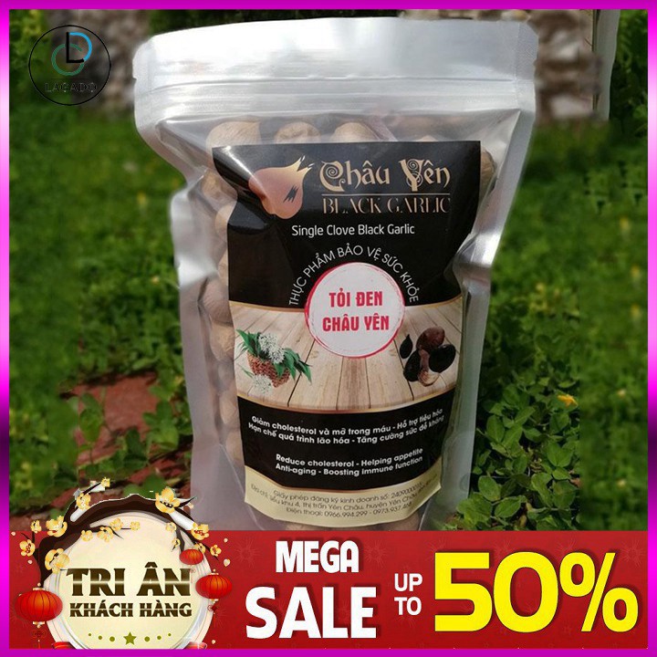 [500g] Tỏi đen cô đơn CHÂU YÊN, 100% lên men tự nhiên 90 ngày - túi loại 2 | BigBuy360 - bigbuy360.vn