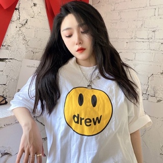 ( Mác 3158- Chất Mát ) Áo tay lỡ Drew mặt cười