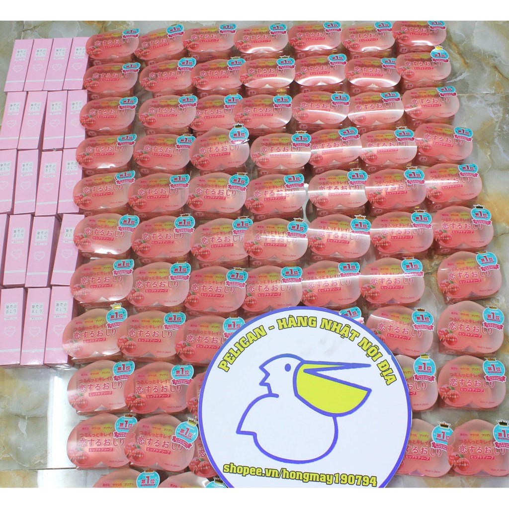 XÀ PHÒNG MỜ THÂM MÔNG TRÁI ĐÀO PELICAN 80G
