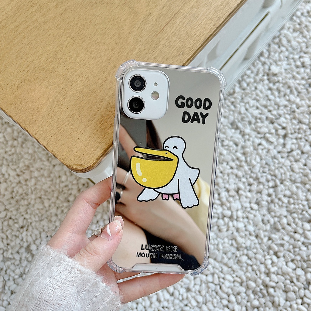 Ốp lưngiphone Ốp Điện Thoại TPU silicone Mặt Gương Thời Trang Cho iPhone 11 pro max X Xr Xs max 7 8 Plus 13 14pro pro max Dinuo case