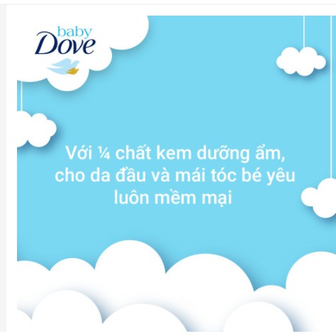 Dầu tắm gội cho bé Dove/ Johson/ Mamamy
