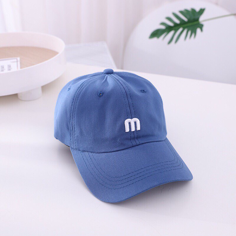 Mũ Lưỡi Trai Thêu Chữ M 3D Thời Trang Mùa Hè Năng Động SV-27