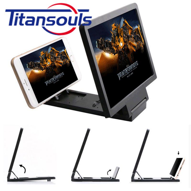 Sẵn Sàng✅Đa Năng Nhẹ 3D Phim Màn Hình Phóng To Sinh Động Kính Phóng Đại Thân Thiện Với Môi Trường Máy Chiếu HD Đế Đứng Dành Cho Điện Thoại Cao Cấp TTS