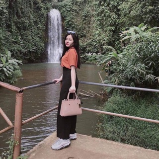 Quần Culotes Pants - Nude, Đen