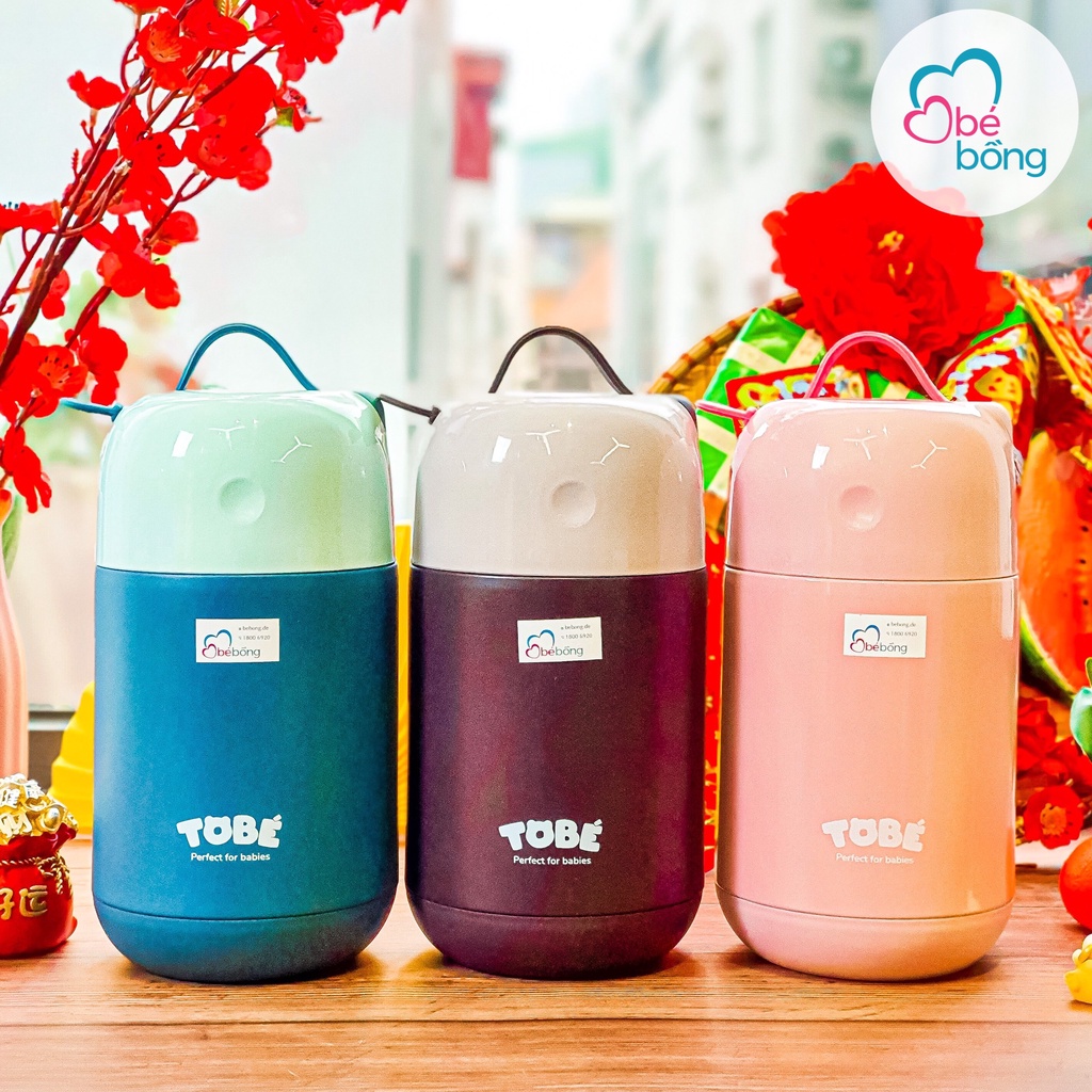 Bình giữ nhiệt ủ cháo Tobe 900ml