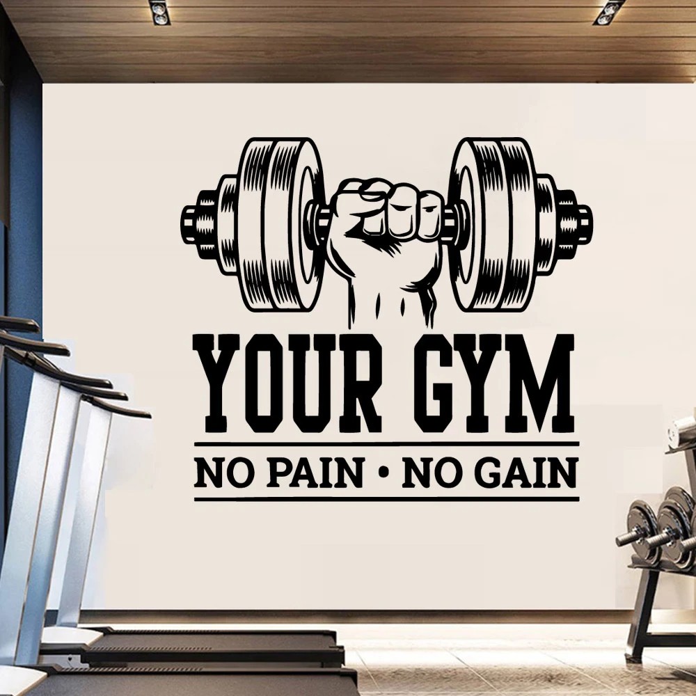 Decal Trang trí, tạo động lực trong Phòng GYM (P1/8)