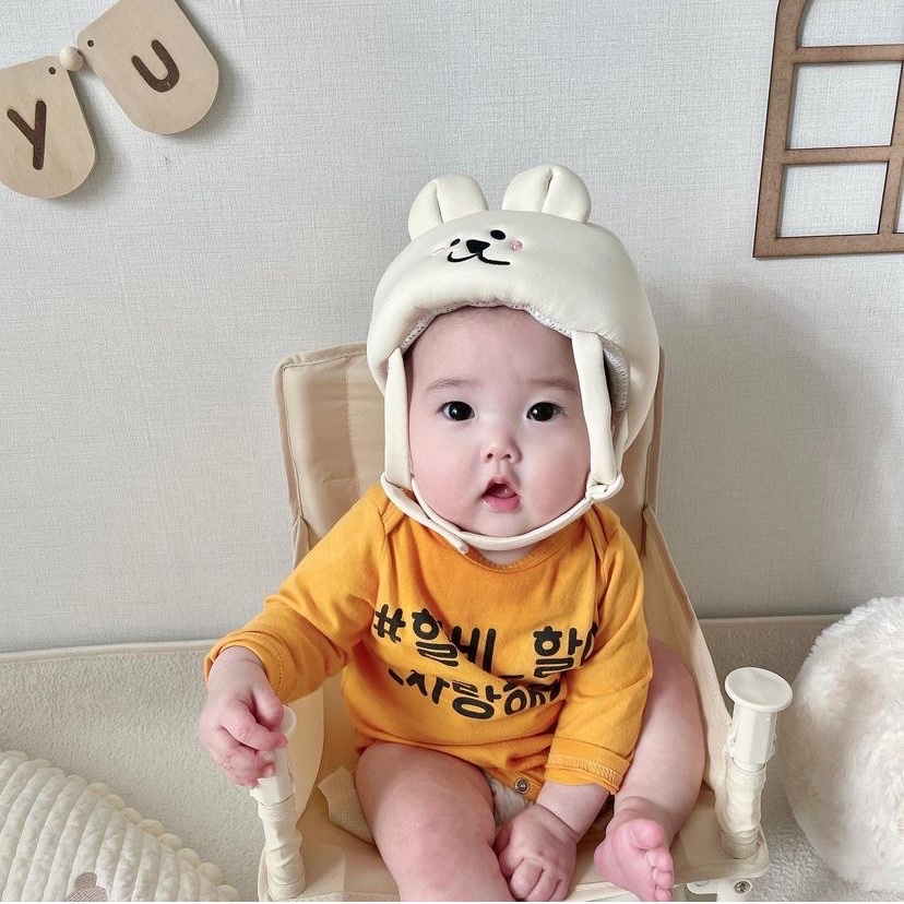 Mũ bảo vệ đầu tập ngồi tập đi cho bé nội địa Hàn Quốc BLISSBEBE