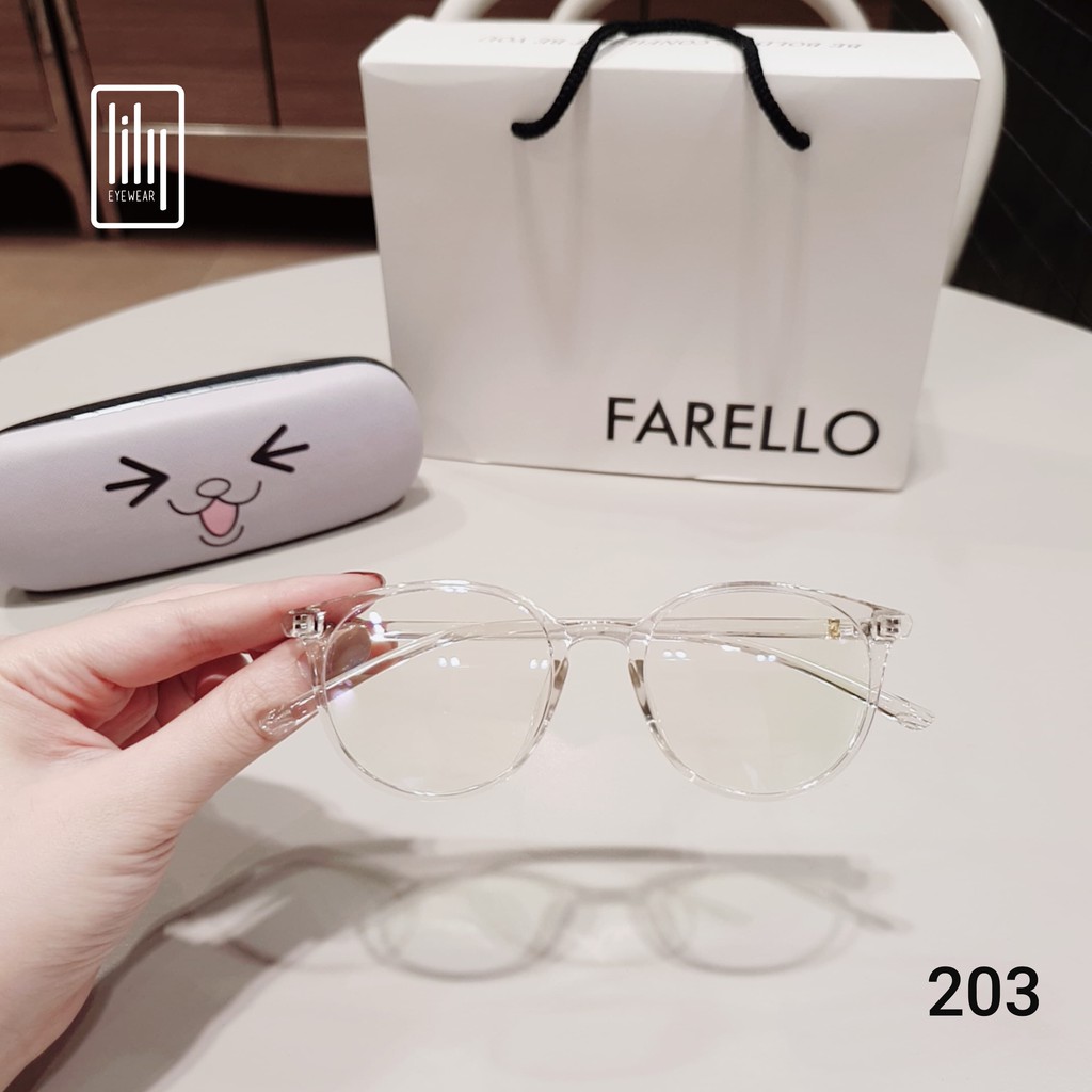 Gọng Kính Mắt Tròn Nhựa Dẻo Hàn L203 - Gọng Kính Cận Tròn Dẻo Lilyeyewear | BigBuy360 - bigbuy360.vn