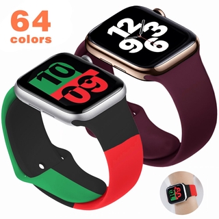 Dây đeo Silicon mềm thích hợp cho Apple Watch 6 Series SE 5 4 3 2 1 iWatch 4/5 42MM 38MM 44MM 40MM