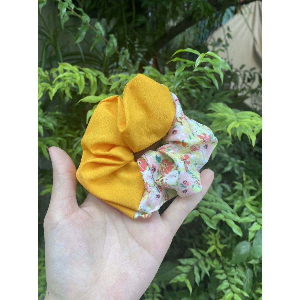 Dây buộc tóc, cột tóc scrunchies hoa quả dễ thương