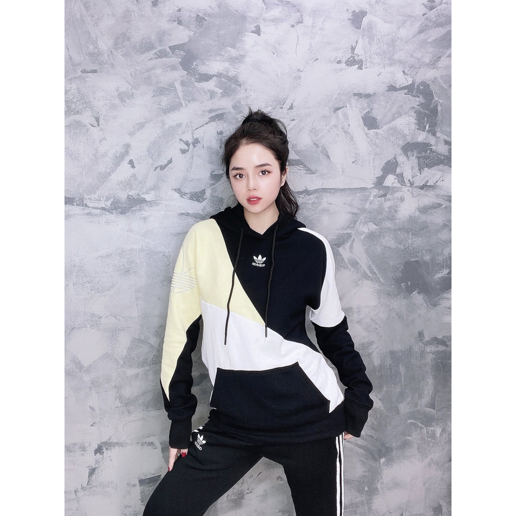 (HÀNG XUẤT XỊN) Áo Hoodie das phối màu 1434 COLORBLOCK HOODIE Made in Cambodia full tag code  SIZE S M L