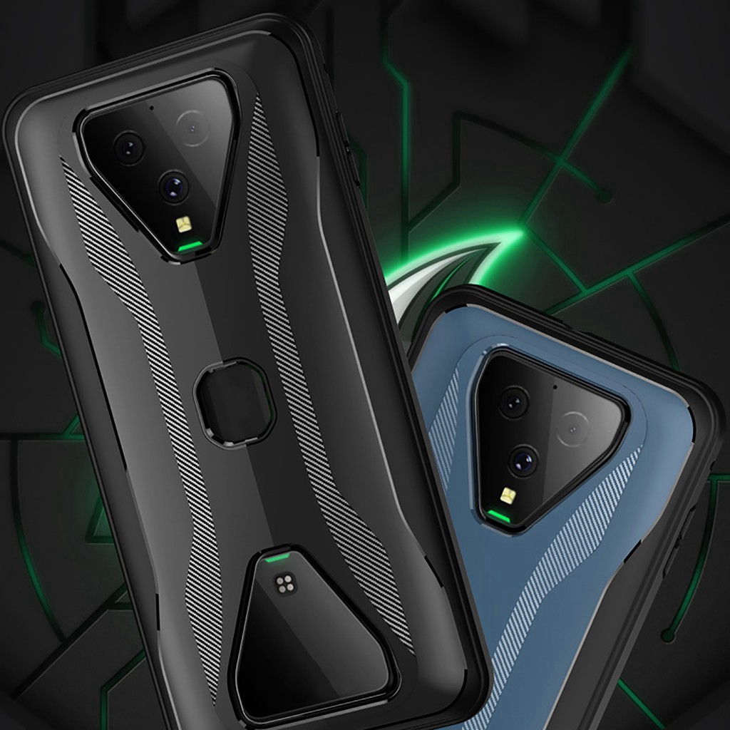 Shockproof Protective Phone Case Heat Dissipation Back Cover Support Gamepad Phone Shell for Xiaomi Black Shark 3/ 3 Pro