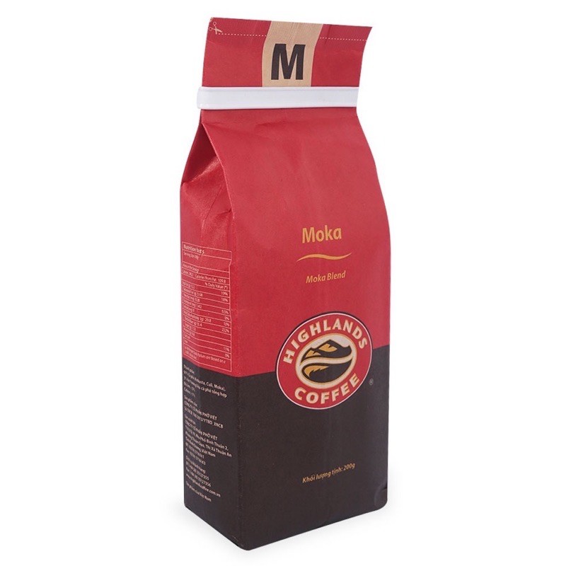 (Có sẵn) Cà Phê Rang Xay Culi/ Moka HighLands Coffee 200g cà phê pha phin | WebRaoVat - webraovat.net.vn