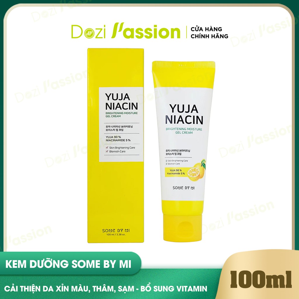 Kem Dưỡng Da Some By Mi Làm Dịu Da, Mờ Thâm Nám - Some By Mi Yuja Niacin Brightening Moisture Gel Cream 100ml