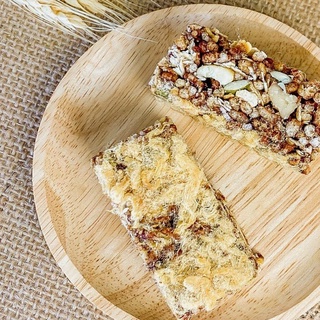 Thanh gạo lứt mix hạt + chà bông bịch 500gr