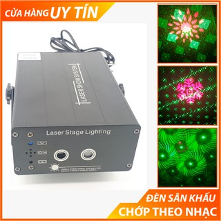 [ĐÈN SÂN KHẤU] Đèn LASER 7 Màu 2 LED Nháy Theo Nhạc BAR LED Tại Nhà - BAR Store