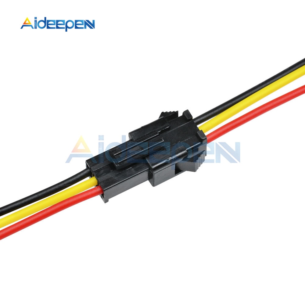 SM 5 Cặp Đầu Nối Dây Điện 3 Chấu 10cm / 15cm / 30cm 3mm Cho Dây Đèn Led | BigBuy360 - bigbuy360.vn