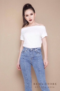 Áo pull lệch vai