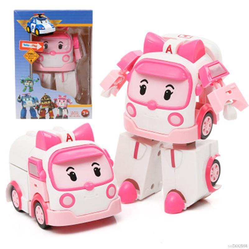 Đồ Chơi Robot Biến Hình Xe Hơi Hoạt Hình Độc Đáo Cho Bé